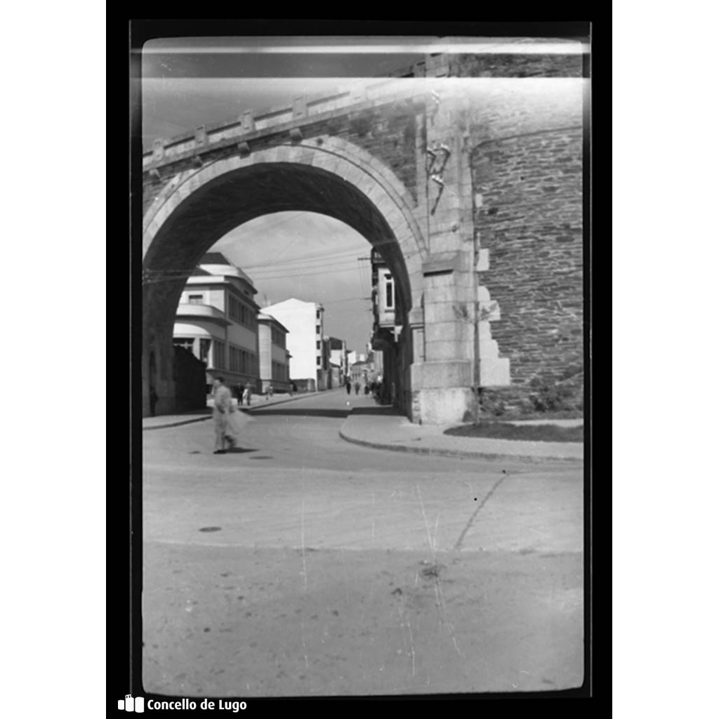 Muralla Romana de Lugo. Porta do Bispo Odoario