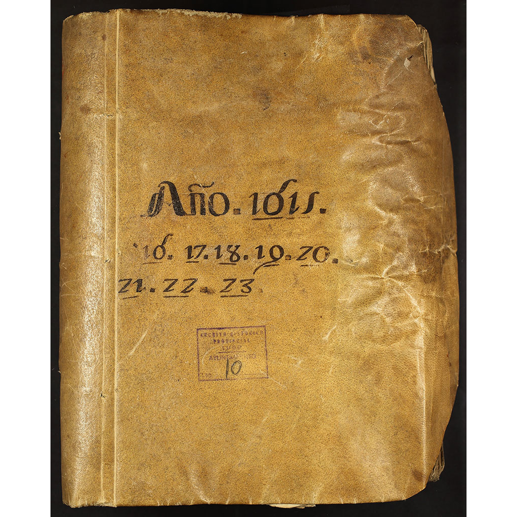 Libro de actas de acordos municipais. 1615 - 1623