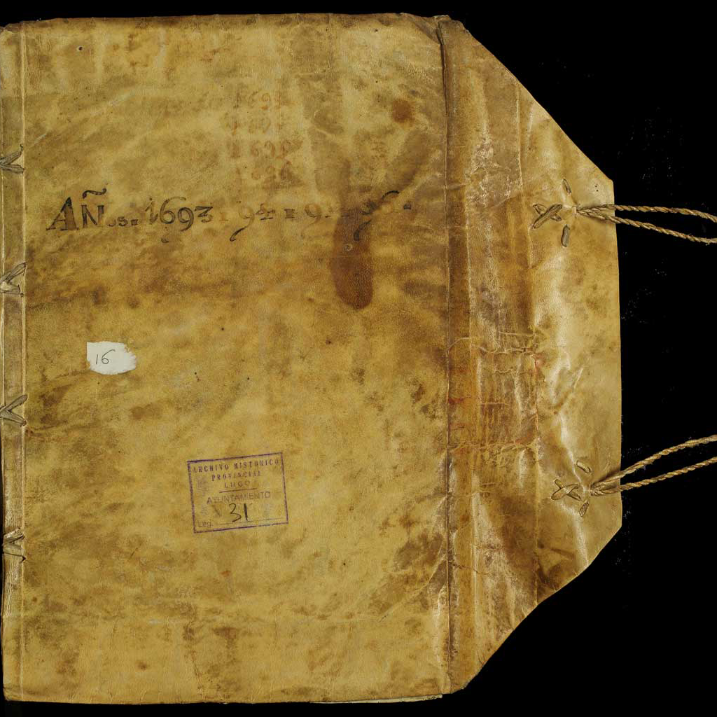 Libro de actas de acordos municipais. 1693 - 1696