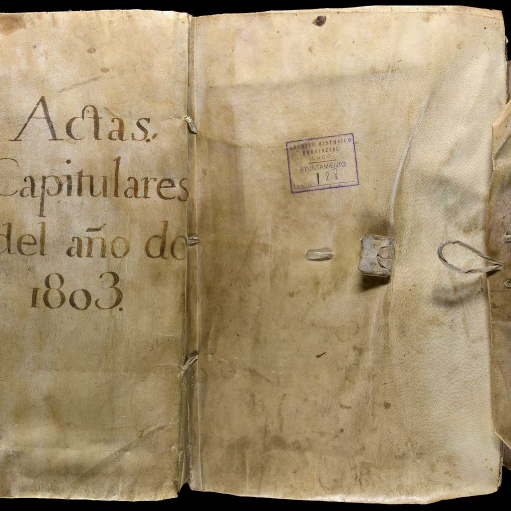 Libro de actas de acordos municipais. 1803