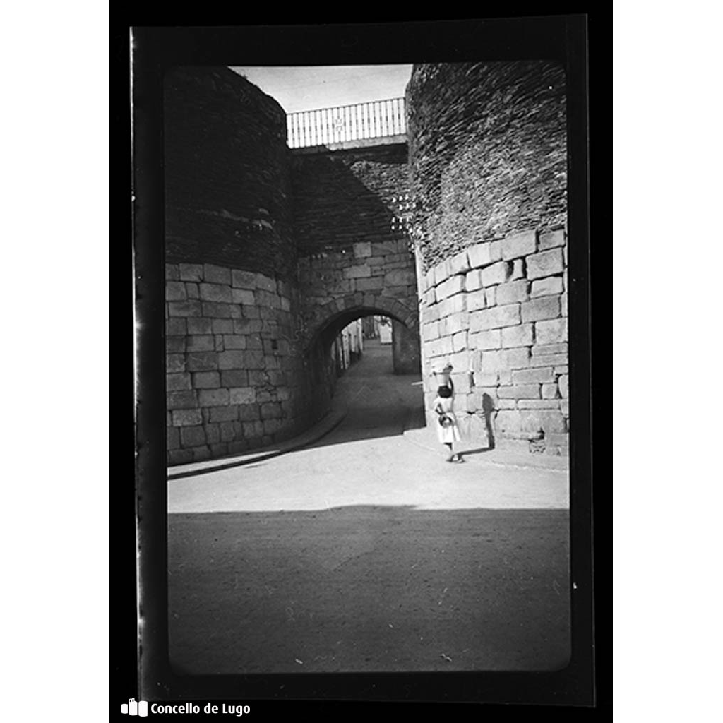 Muralla Romana de Lugo. Porta do Carme ou Miñá