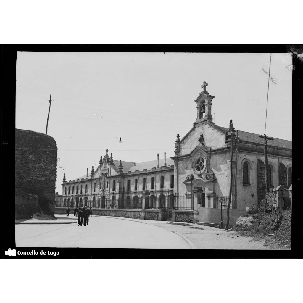 Vista do Hospital de Santa María