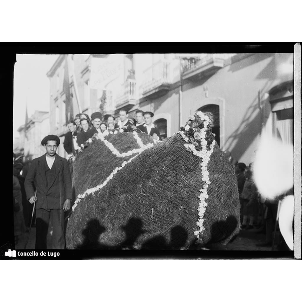 A zoca de Pelúdez. Carroza en San Froilán