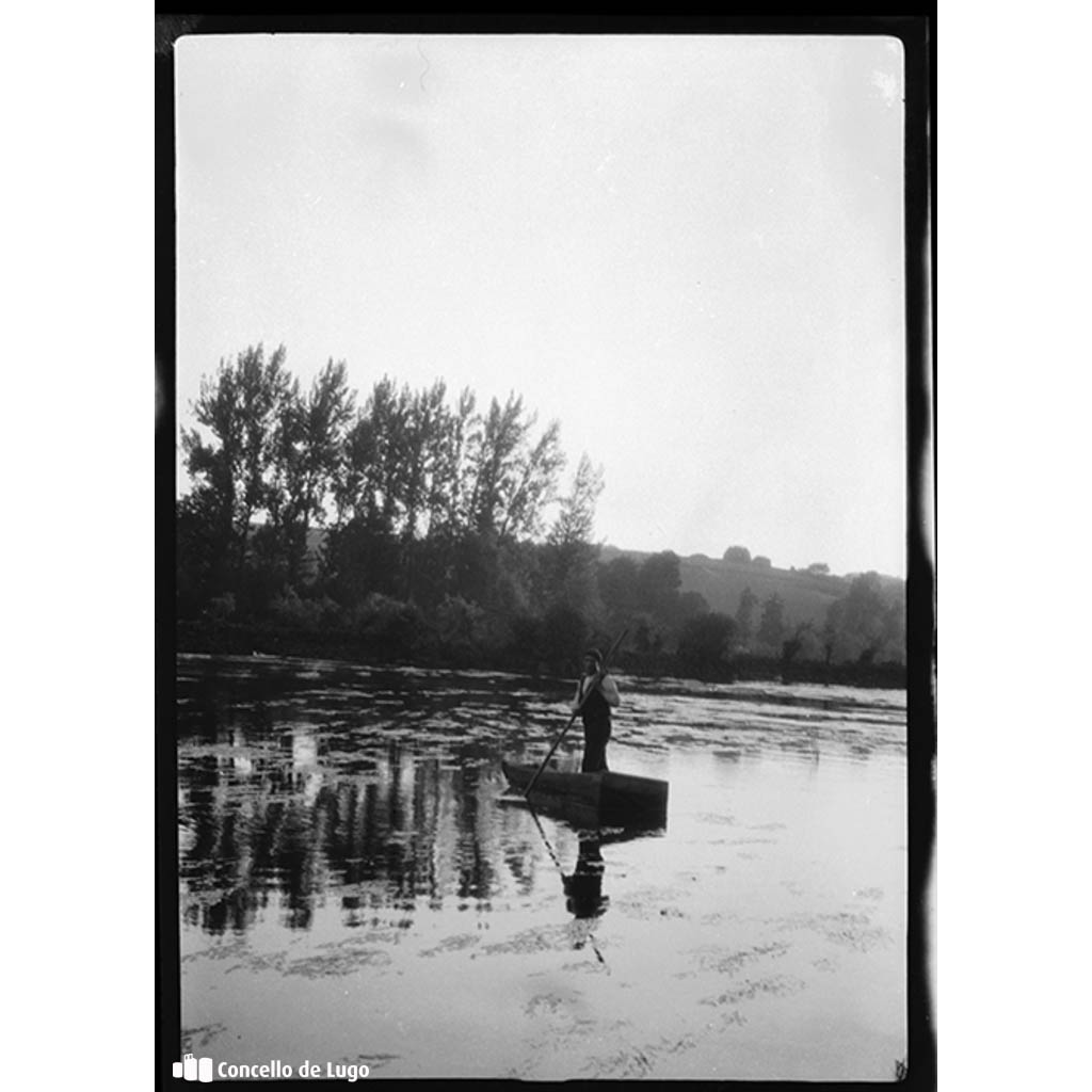 Río Miño cunha barca do país