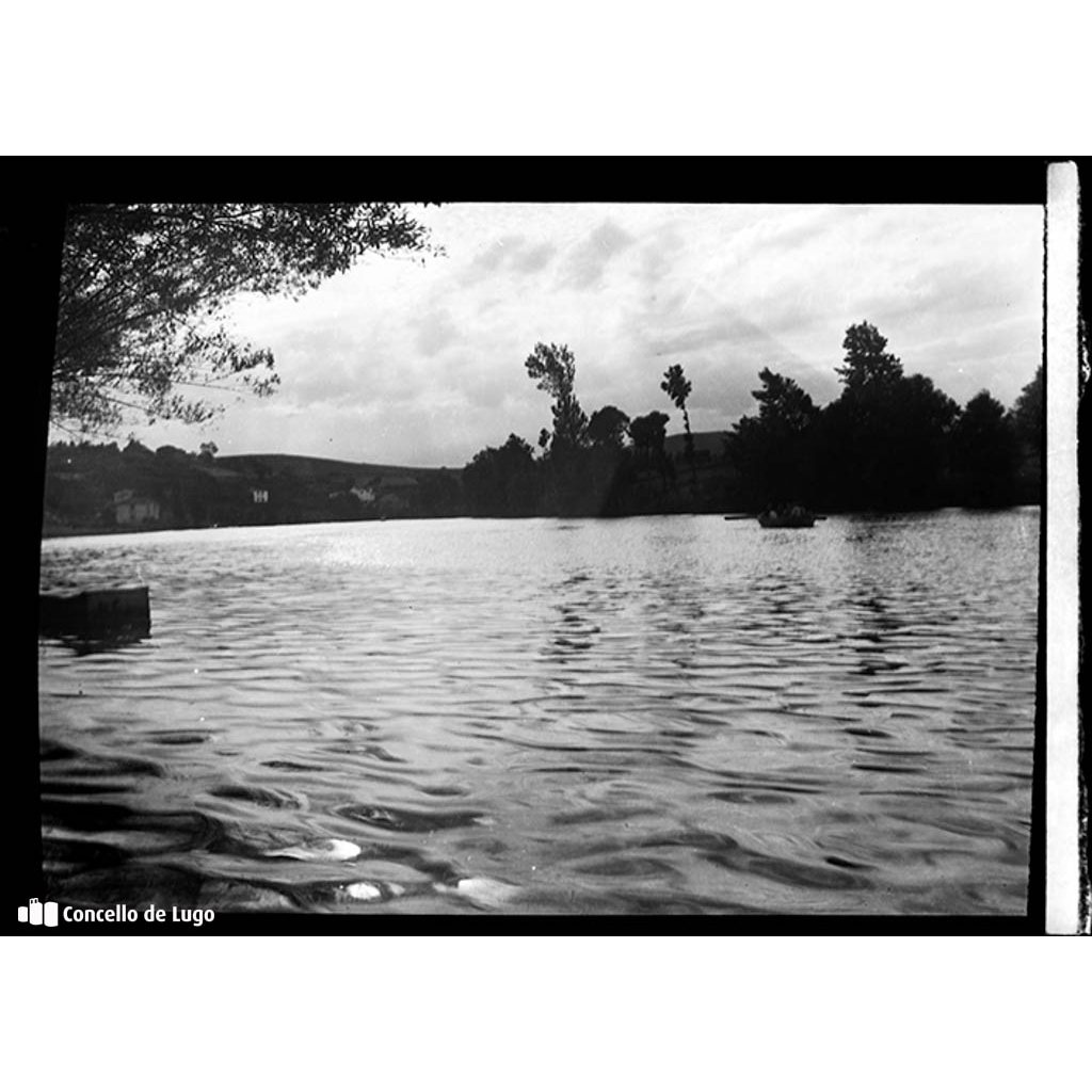 Paisaxe do río Miño. Lugo