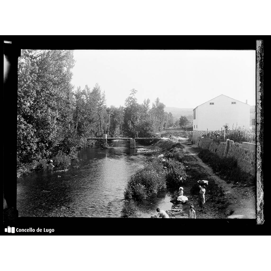 Paisaxe fluvial. Lugo