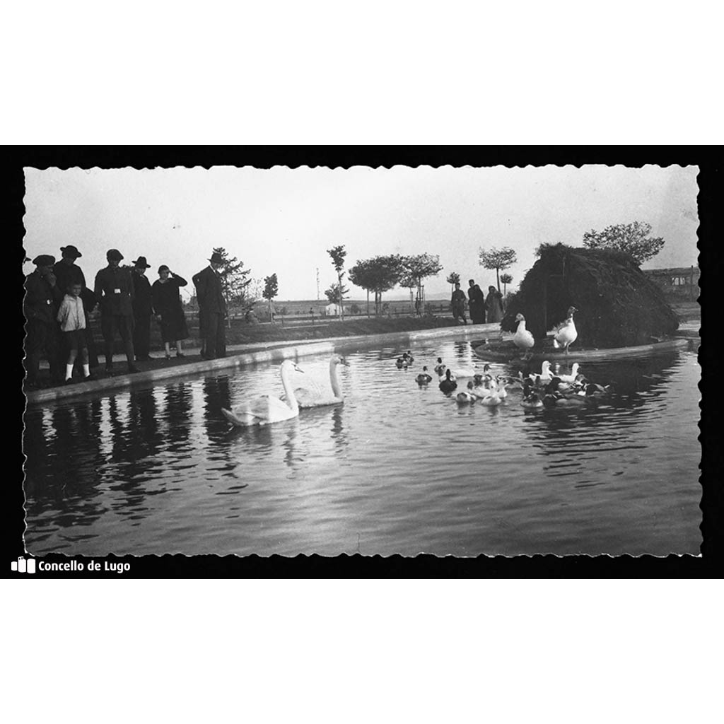 Estanque do Parque de Alfonso XIII (Parque Rosalía de Castro)