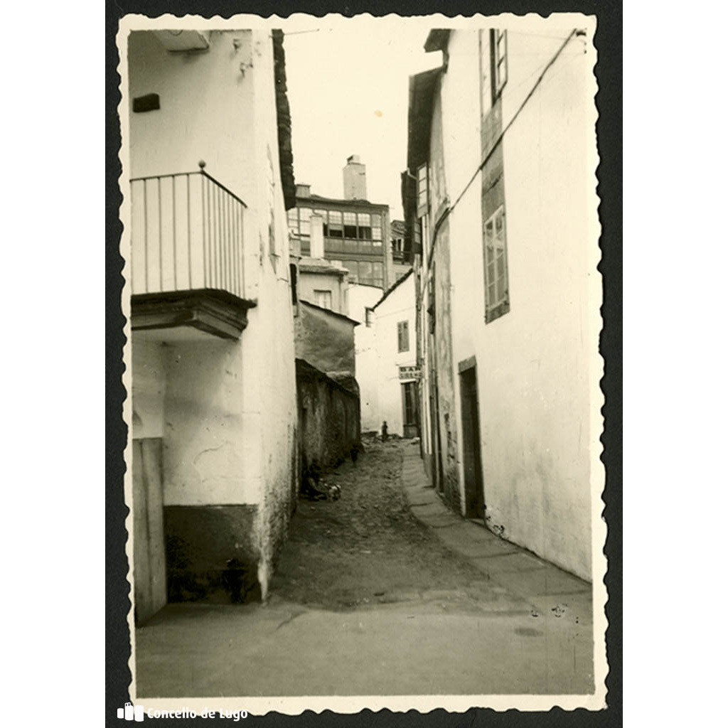 Rinconada de Santo Domingo (actual rúa músico Gustavo Freire). Lugo