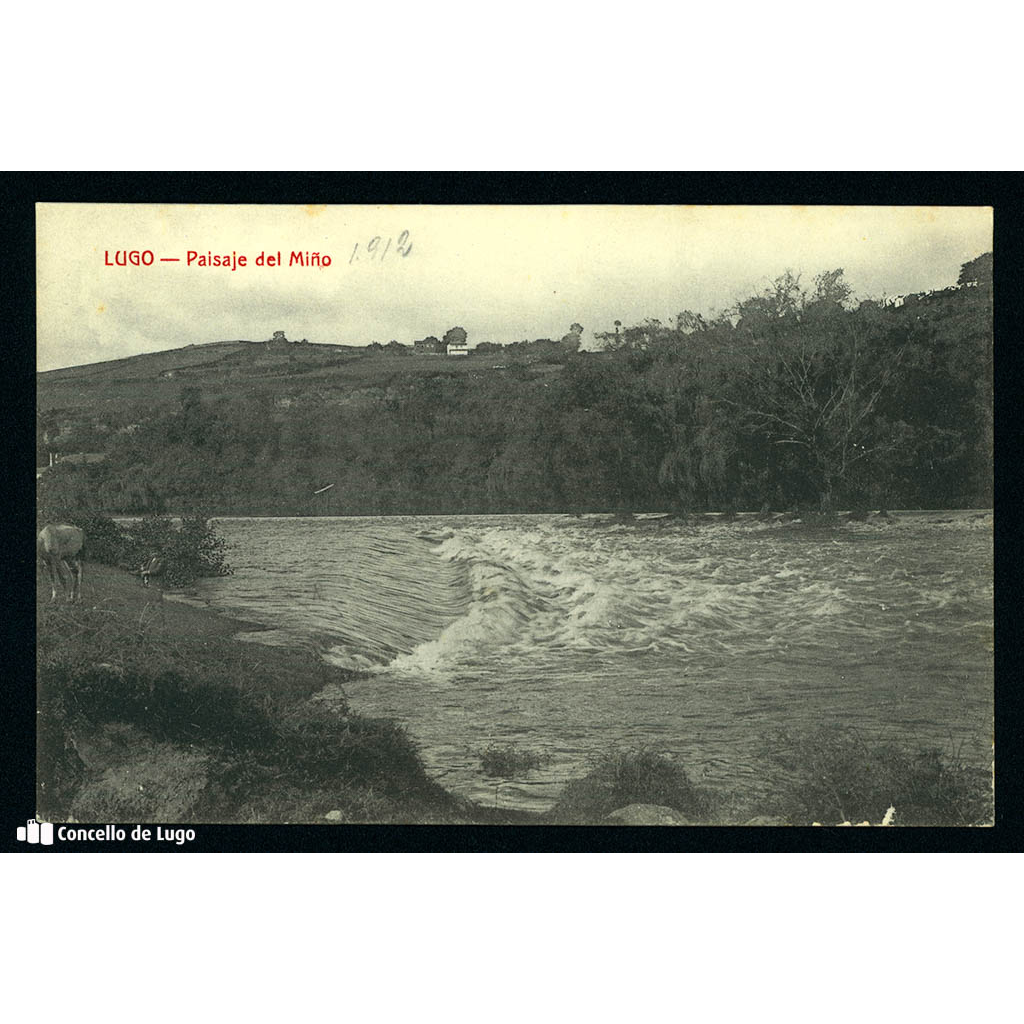 Paisaxe do Río Miño. Lugo