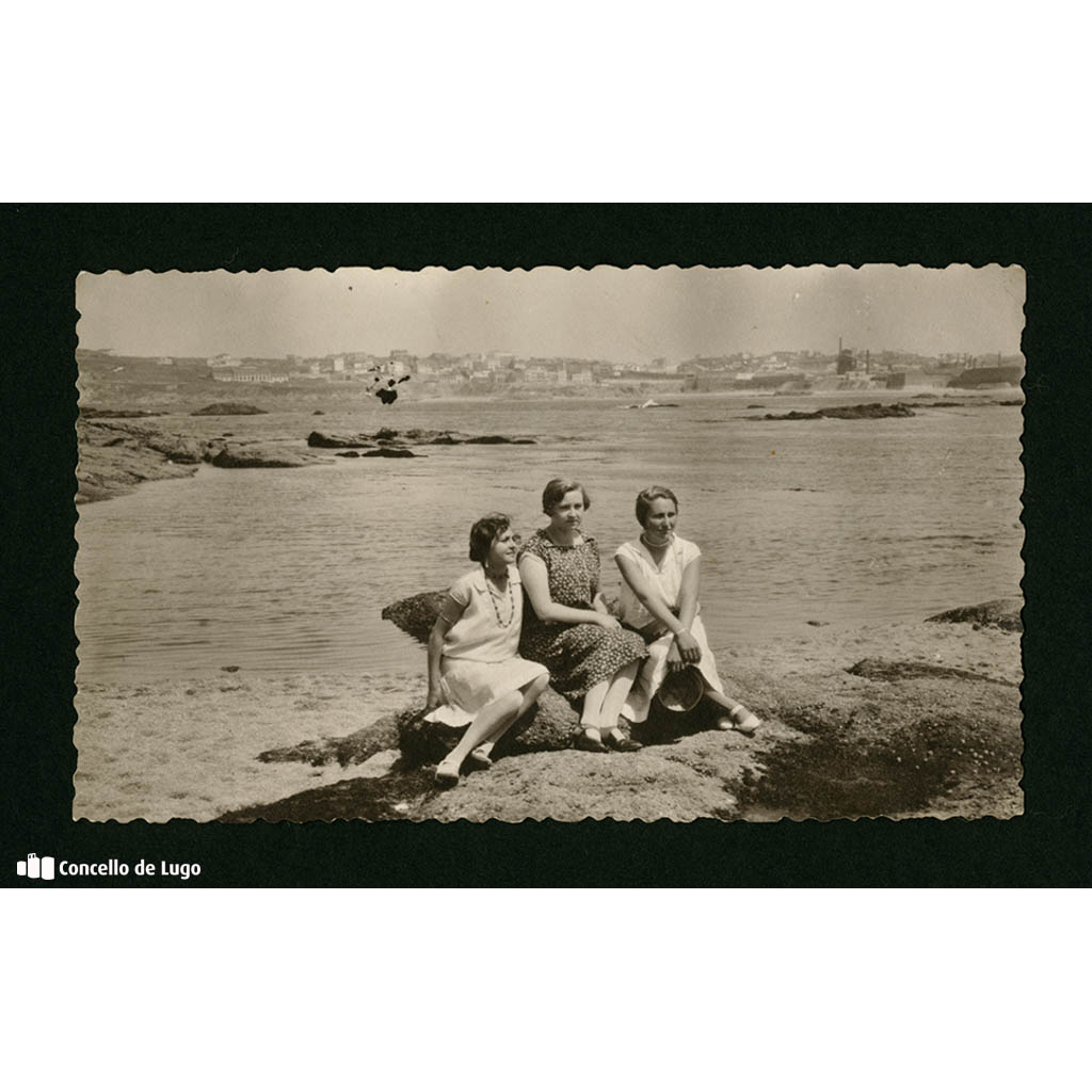 Retrato de María de Pardo Andrade, Melche Zuike e outra muller na Coruña