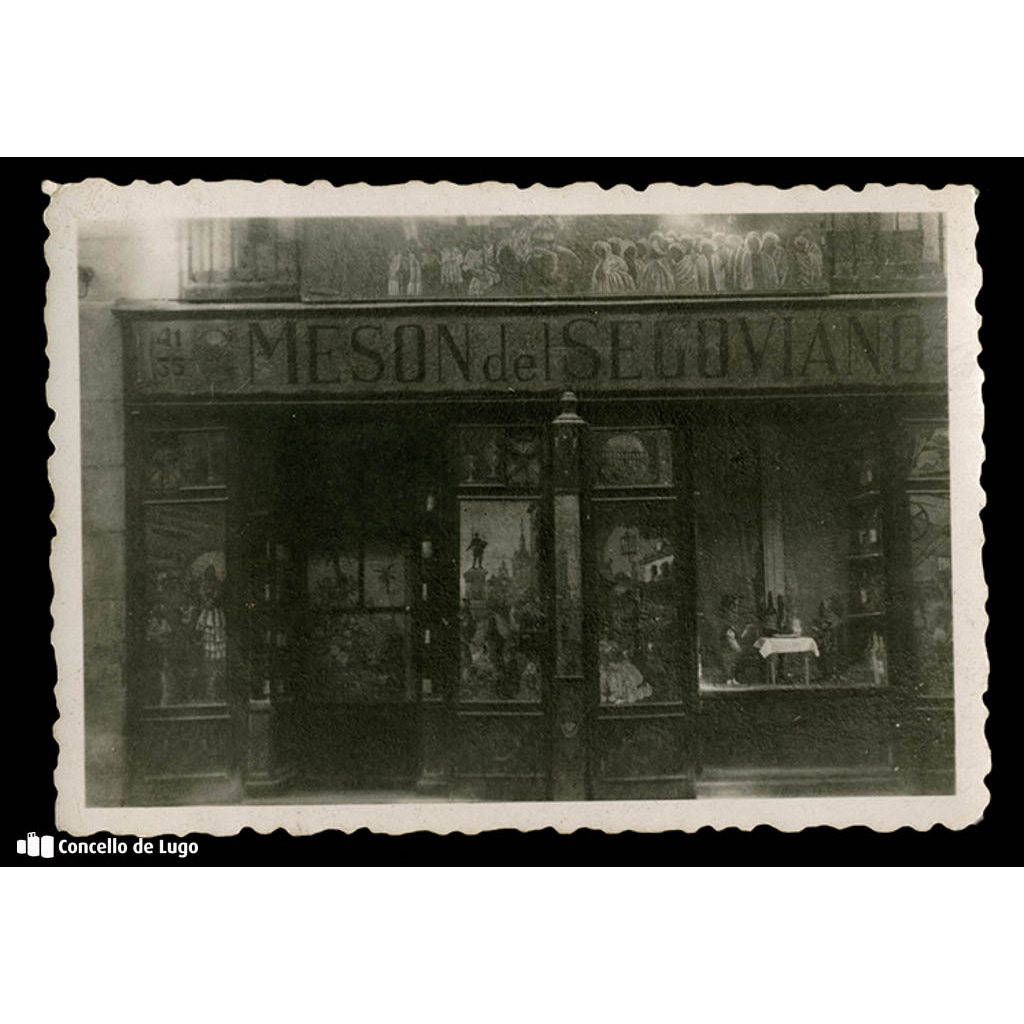 Fachada do Mesón del Segoviano en Madrid