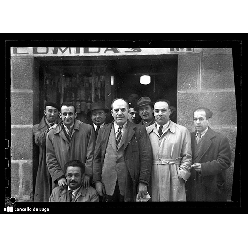 Retrato de José Ferreirós, propietario do restaurante Ferreirós da praza do Campo