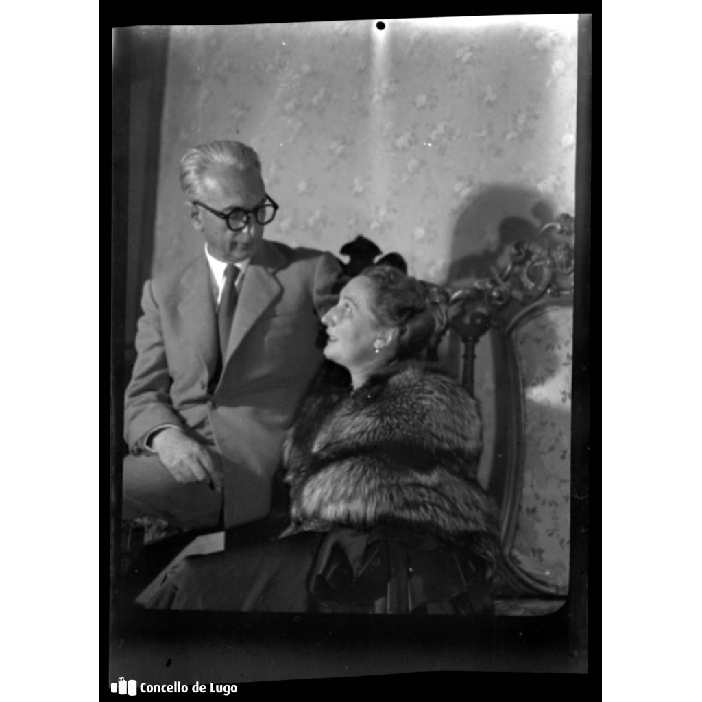 Retrato de Luis Pimentel e a súa muller Pilar Cayón