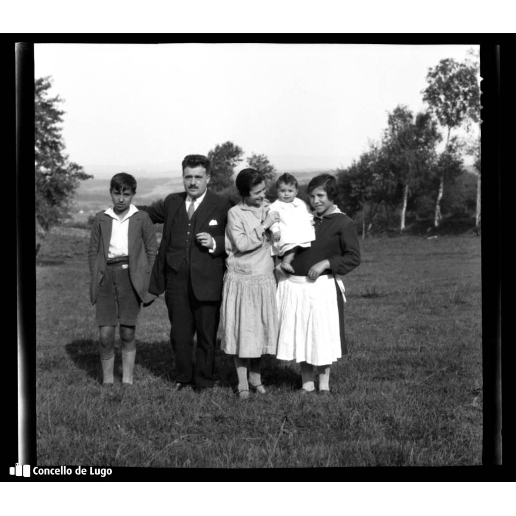 Retrato de familia no campo