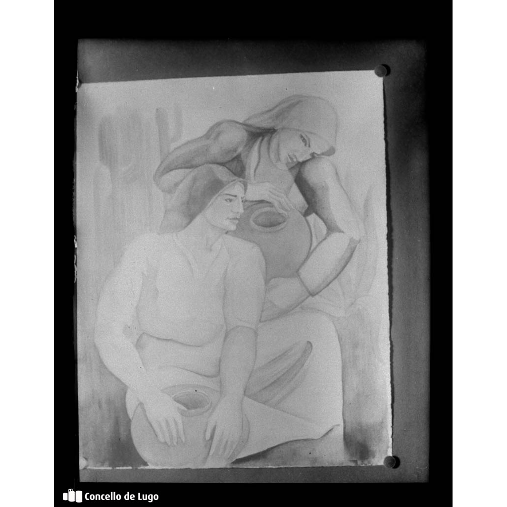 Pintura Galega Contemporánea. Reprodución fotográfica do Cuadro de Julia Minguillón: Señora de Manuel Fernández