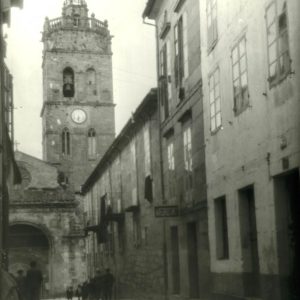 Vista da rúa Bispo Basulto, Lugo.Colección Fotográfica Delgad