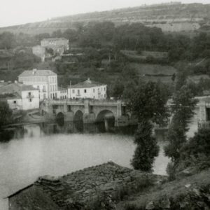 Vista xeral da ponte romana de Lugo.Colección Fotográfica Delg